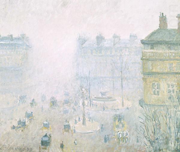 Place du Theatre Francais, Camille Pissarro